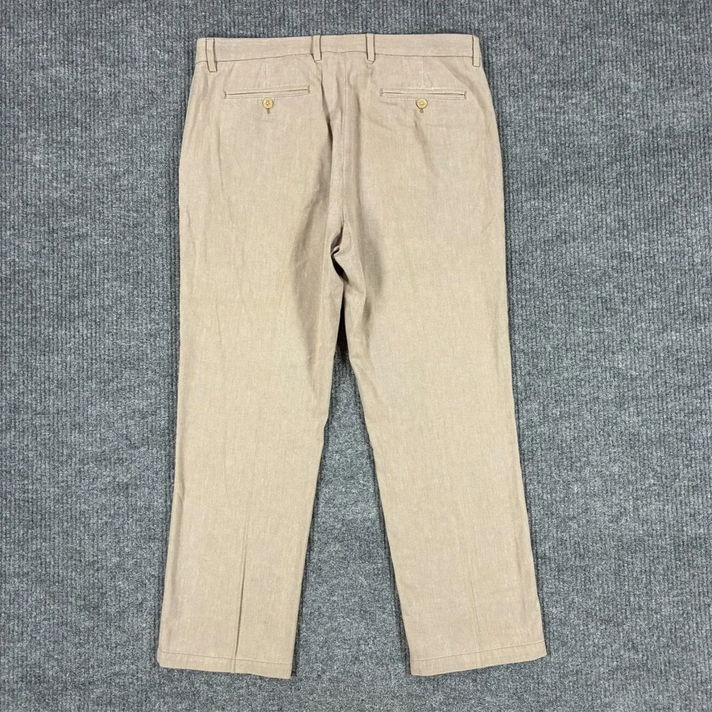 Banana Republic Kentfield Pants Mens Size 36x30 Beige Cotton Stretch Chino
